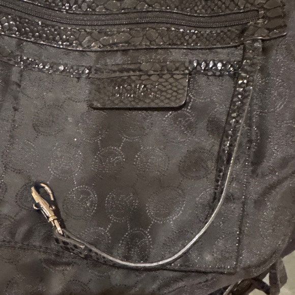 AUTHENTIC Michael Kors Textured Black Hobo Bag LIKE NEW! - Picture 12 of 14